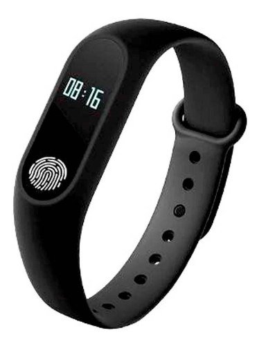 Pulseira Inteligente Fitness Smartband Bluetooth Digital (Preto)