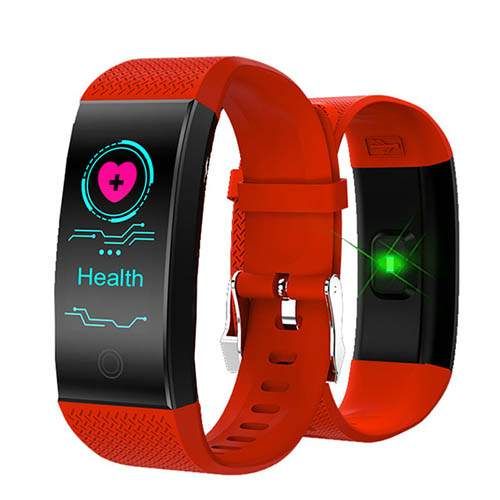 Smartband Smartwatch com Frequência Cardiaca Vermelho