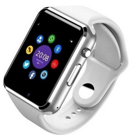 SmartWatch A1 Android-Chip Cor Branco - Tomate