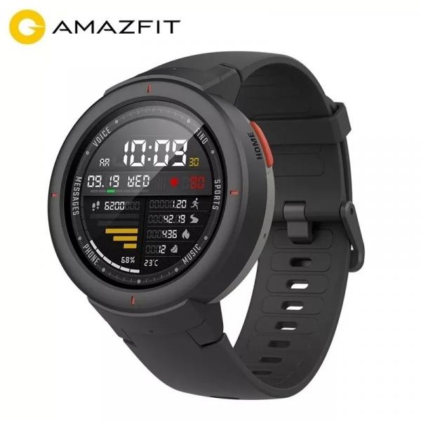 Relógio SmartWatch Cardíaco Xiaomi Amazfit Verge A1811 com GPS/Glonass Preto/Cinza