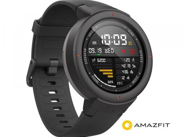 Smartwatch Amazfit Verge Preto 1.3" GPS Monitor Cardíaco - Xiaomi