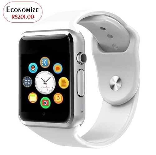 Smartwatch App1 - Produto Original + de 60% OFF / Azul