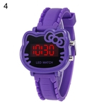 Smartwatch Assista Bluelans Bonito Olá Kitty LED Digital Elétrico Pulseira De Silicone Relógio De Pulso Crianças Meninas Presente