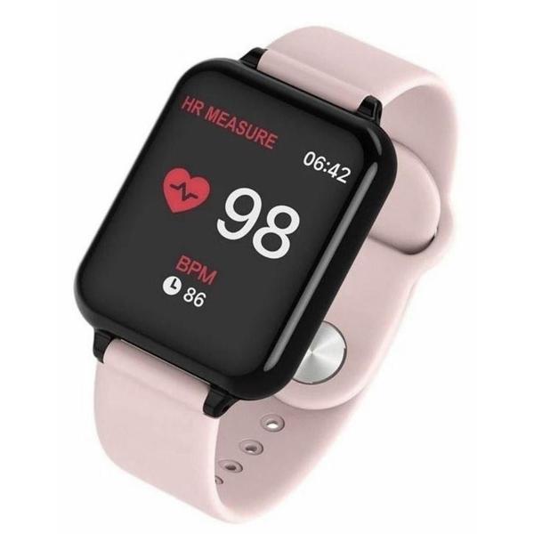 Smartwatch B57 Relógio Inteligente Hero Band 3 Rosa