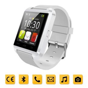 Smartwatch Bluetooth Compatível com Android Touch com Pedêmetro e Contador de Calorias U8 Branco