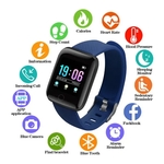 Smartwatch Bracelet D13 - Relógio Inteligente -Waterproof Fitness Tracker Watch Blood Pressure Heart Rate For Android IOS - Todas as Cores