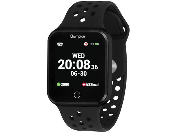 Smartwatch Champion CH50006P Preto - 512KB