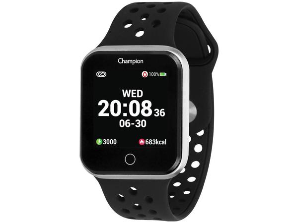 Smartwatch Champion CH50006T Preto - 512KB