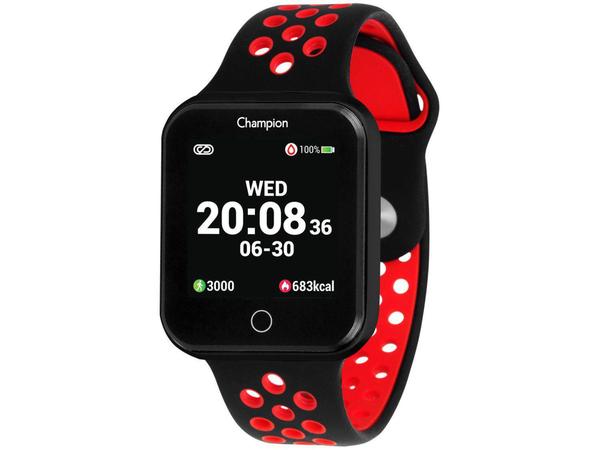 Smartwatch Champion CH50006V Vermelho - 512KB