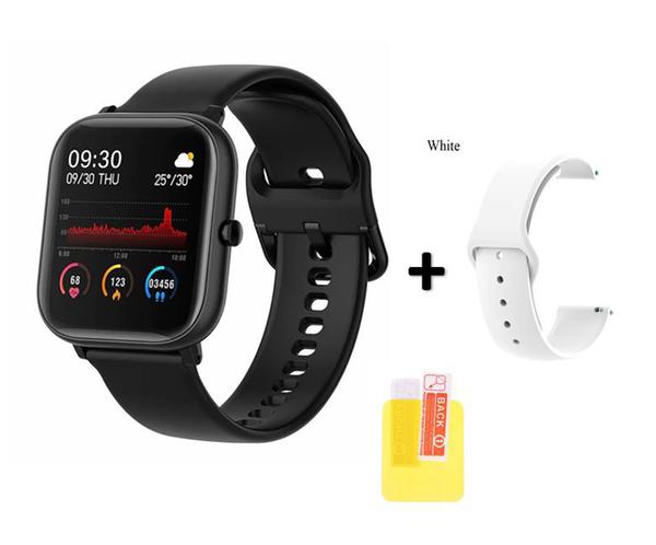 Smartwatch Colmi P18 SE Relógio Inteligente Ritmo Cardíaco Pressão Arterial Calorias Marca Passos Bracelete Fitness GTS