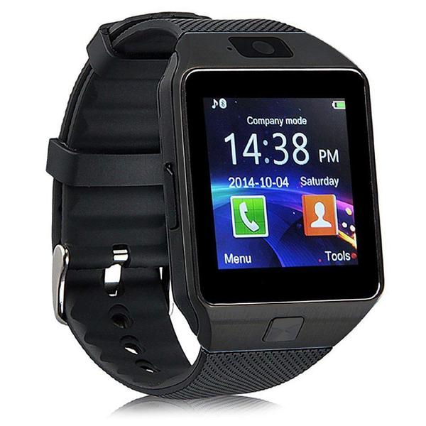 Smartwatch DZ09 Relógio Inteligente Bluetooth Gear Chip Android IOS Touch SMS Pedômetro Câmera, Preto - Smart Bracelet