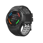 Smartwatch Esportivo - Ciclismo Com Monitor Cardíaco, Altímetro, Gps, Ip65 Modelo M1 Preto E Cinza