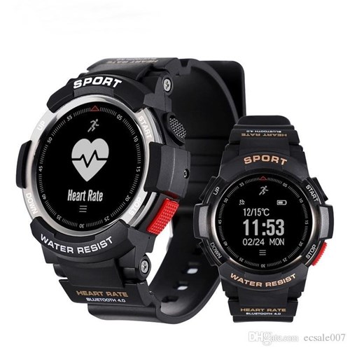 Smartwatch F6. Monitor Cardíaco Pedometro Diversos Esportes a Prova D'...