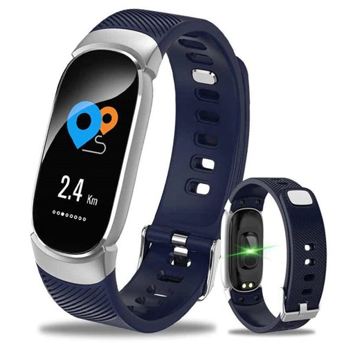 Smartwatch Feminino à Prova D' Água (Azul)