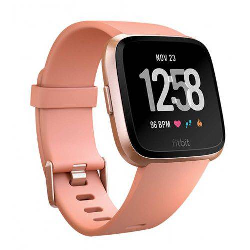 Smartwatch Fitbit Versa Fb504rg Pessego Rose