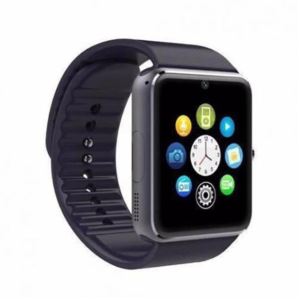 Smartwatch GT08 Relógio Inteligente Bluetooth Gear Chip Android IOS Touch SMS Pedômetro Câmera, Preto - Gt Smart