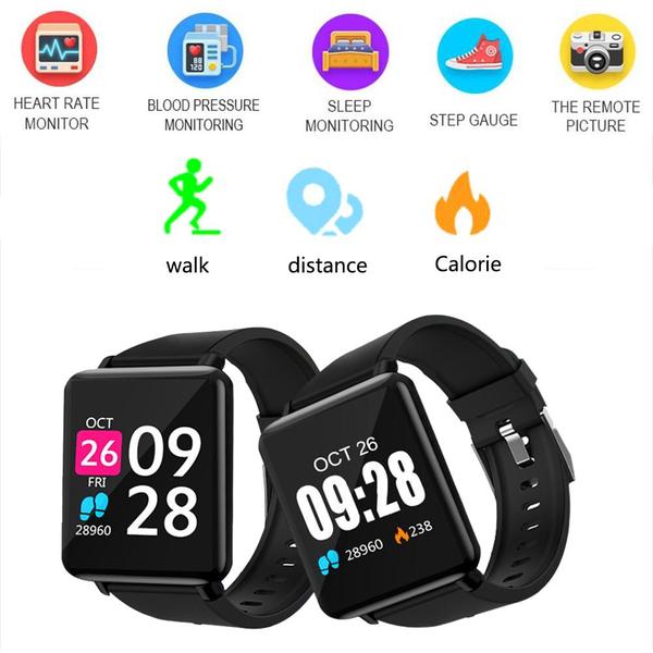 Smartwatch Inteligente Relogio Sport J10 Pronta Entrega Preto