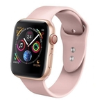Smartwatch Iwo 9 44mm Relógio Inteligente Notificações Bluetooth Monitor Cardíaco Com GPS - Rosa