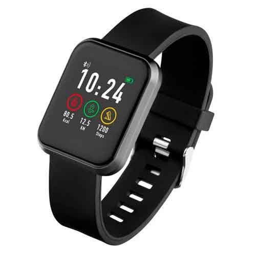 Smartwatch Londres Atrio Preto com 0,96", Pulseira em Silicone, Bluetooth e 512 KB