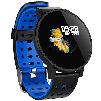 Smartwatch Makibes T3 a Prova Dagua Azul