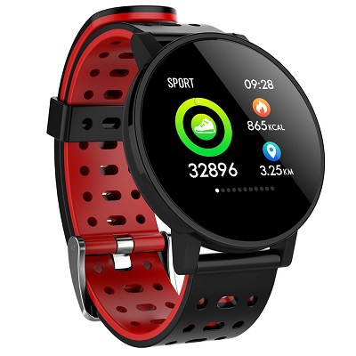 Smartwatch Makibes T3 a Prova Dagua Vermelho