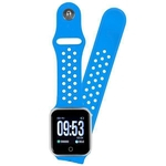 Smartwatch Md-s226 Com Bluetooth Prata/azul