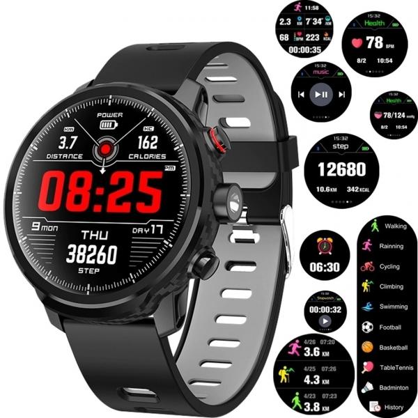 Smartwatch Microwear L5 Sport Tela Touch Screen com Monitor Cardíaco - Lançamento 2019