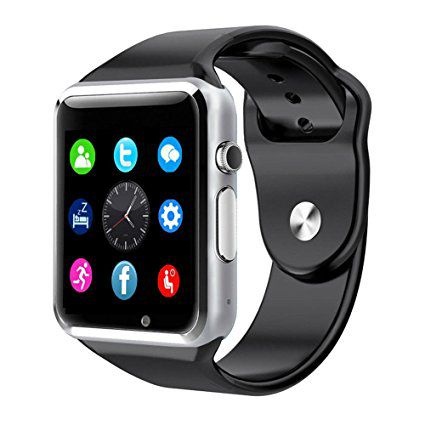 Smartwatch Original A1 Relógio C/chip Bluetooth Ios/android Prata - Bk Imports