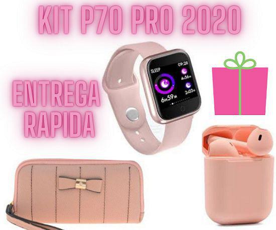 Smartwatch P70 Pro Pulseira Fone S/Fio Carteira - If