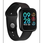 Smartwatch P80 Preto - Original com duas Pulseiras - Tela Touch Screen + Modo de Esportes + Notificações de Aplicativos