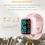 Smartwatch P90XS Pressão e Freqüência Cardíaca Resistente Água Rastreador Monitorador Esporte - Rosa
