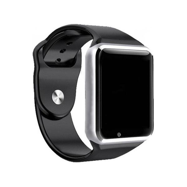 Smartwatch Phone A1 Relógio Inteligente Bluetooth Android Prata - a Smart