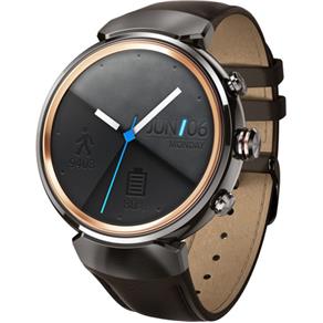 Smartwatch Relogio Asus Zenwatch 3 Inteligente Pulseira Couro Tela Amoled Processador de 1.2 GHz Quad Cor 4 GB Memoria + 512 MB RAM a Prova de Agua