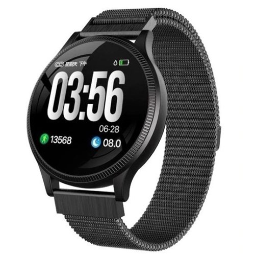 Smartwatch Relógio Eletrônico Cf Round (Preto)