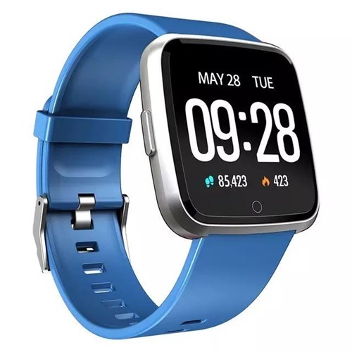 Smartwatch Relógio Eletrônico Colmi Z90 (Azul-silicone)