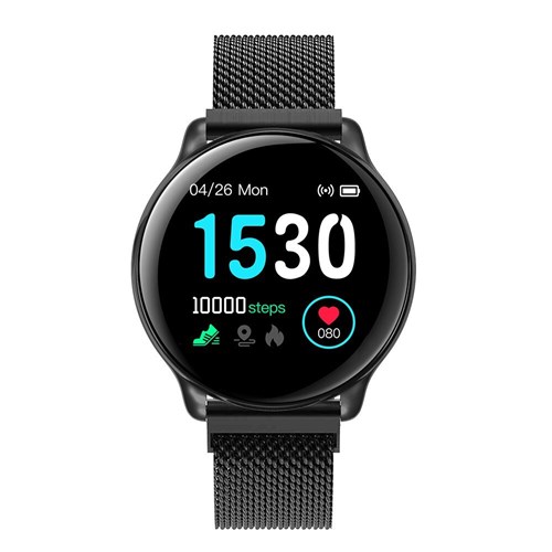 Smartwatch Relógio Eletrônico Darobo Se01 (Preto Aço)