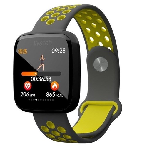 Smartwatch Relógio Eletrônico F15 Fitness (Vermelho com Preto)