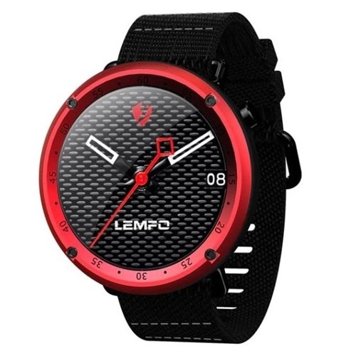 Smartwatch Relógio Eletrônico Lemfo Lf22 (Vermelho)