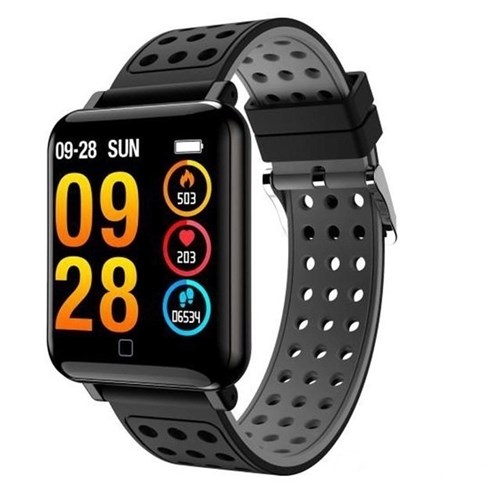 Relógio Smartwatch M19 (Preto - Silicone)