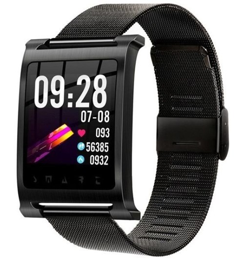 Smartwatch Relógio Eletrônico Magnus K6 Inox (Preto - Aço)