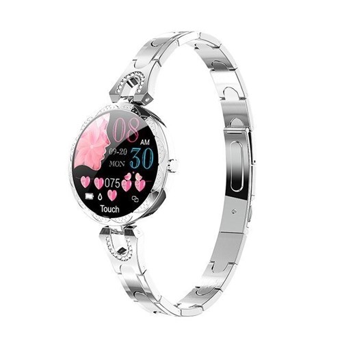 Smartwatch Relógio Eletrônico Melanda Roses (Prata)