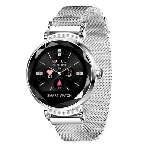 Smartwatch Relógio Eletrônico New Trend 3D H2 (Prata Branco)