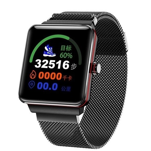 Smartwatch Relógio Eletrônico Pró Idea (Preto Aço)