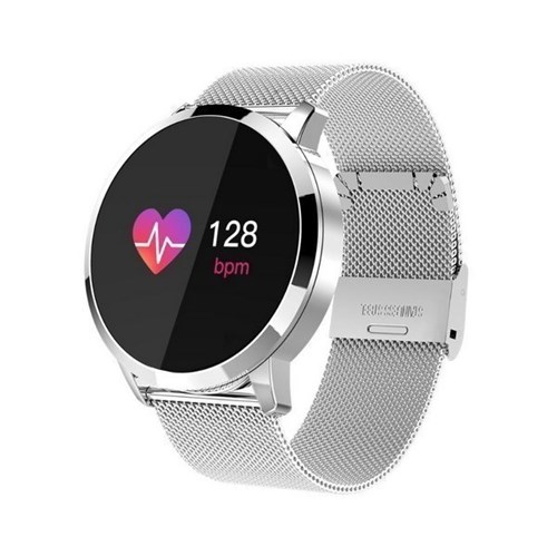Smartwatch Relógio Eletrônico Q8 Gear (Prata - Aço)