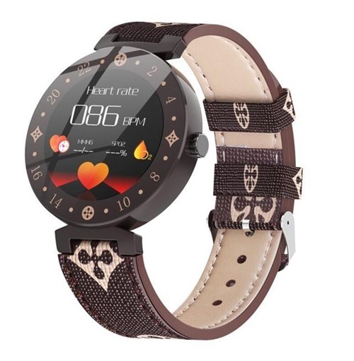 Smartwatch Relógio Eletrônico R98 - Heart (Marrom)