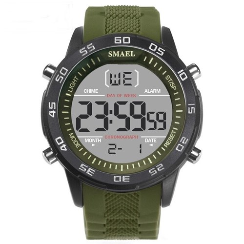 Smartwatch Relógio Eletrônico Smael Sports (Verde)