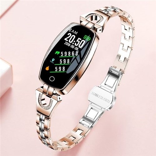 Smartwatch Relógio Eletrônico V H8 (Rosa Ouro)