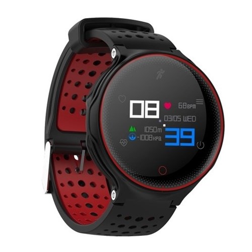 Smartwatch Relógio Eletrônico X2 Sport Extreme (Preto com Vermelho)