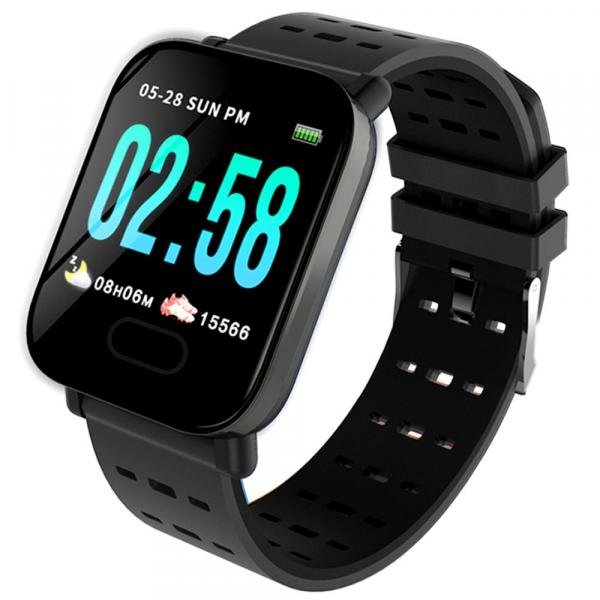 Smartwatch Relogio Inteligente A6 C/Monitor Cardíaco Android Ios