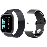 Smartwatch Relogio Inteligente T80 IP67 oxímetro preto